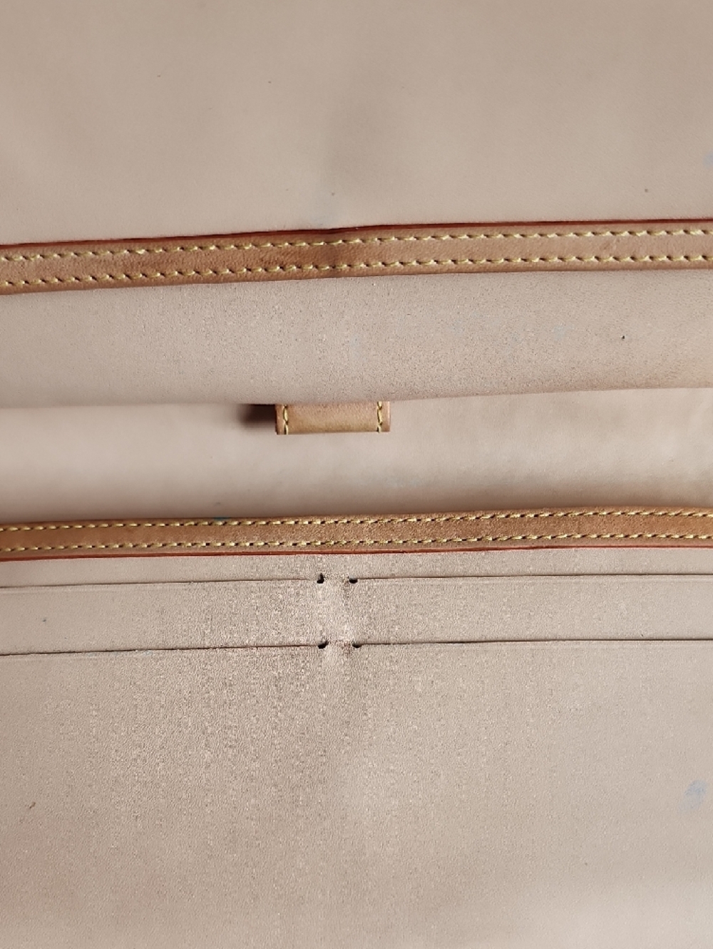 Louis Vuitton White Multicolor Monogram Wallet with Brown Trim - Picture 15 of 16